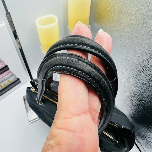 Coach Brooke Carryall Leather Tote Bag - Dark Grey - Picture 11 of 16